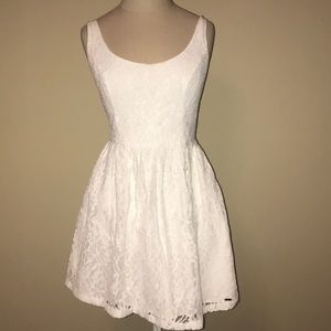 Hollister White Lace Dress